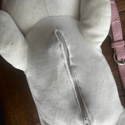Cat Plush Crossbody Fanny Pack – Handmade & Upcycled Kitty Bag - The Modern Alien