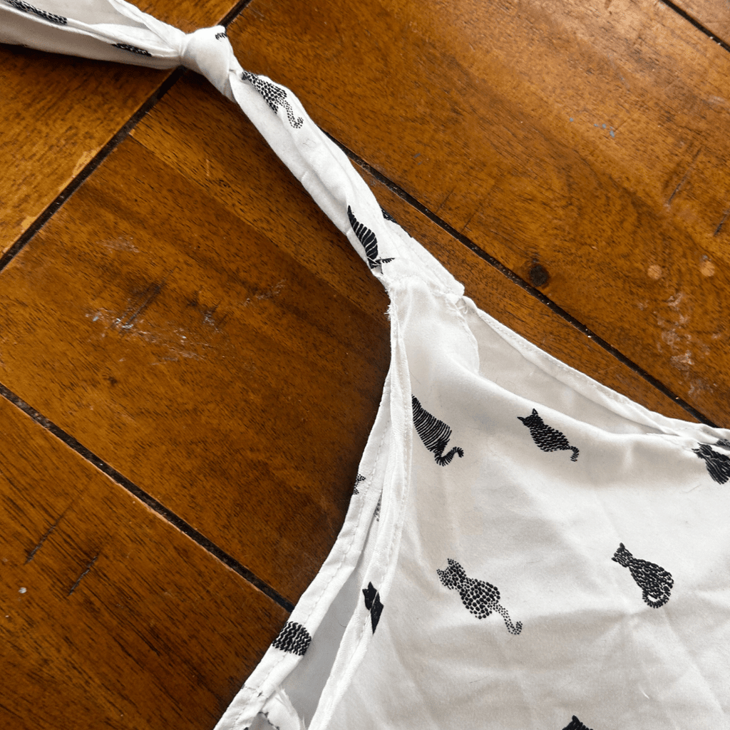 Cat Print Jumpsuit – Handmade & Upcycled - The Modern Alien