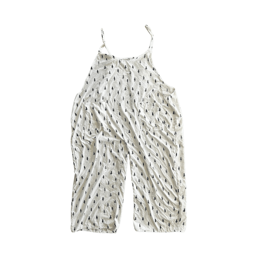 Cat Print Jumpsuit – Handmade & Upcycled - The Modern Alien
