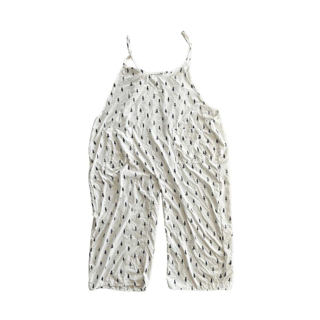 Cat Print Jumpsuit – Handmade & Upcycled - The Modern Alien