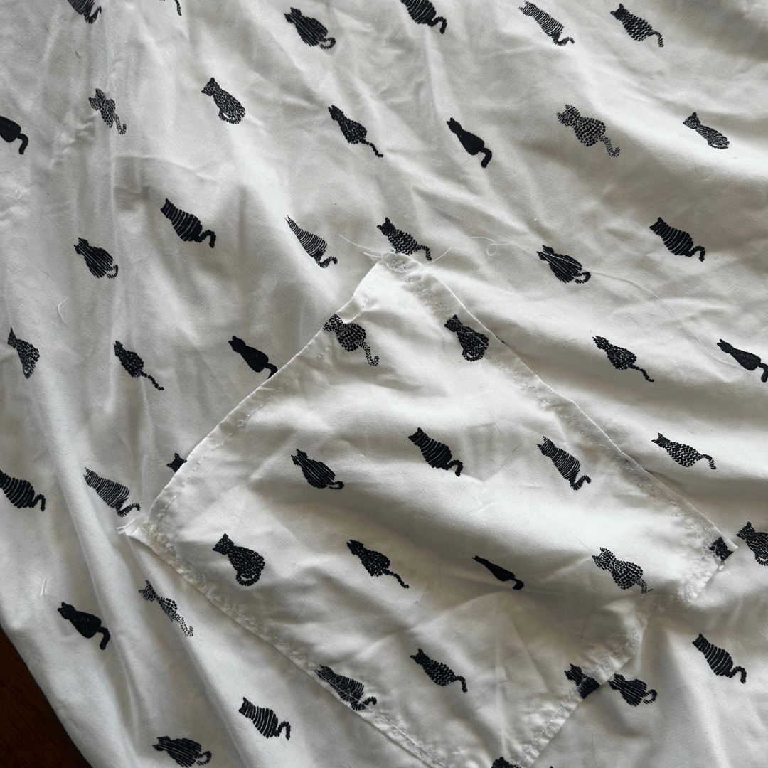 Cat Print Jumpsuit – Handmade & Upcycled - The Modern Alien