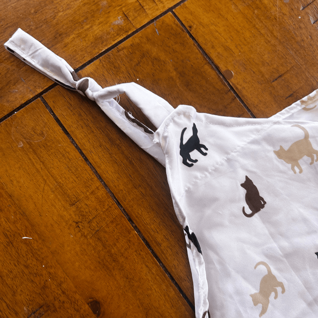 Cat Print Jumpsuit – Handmade & Upcycled from Bedsheet - The Modern Alien