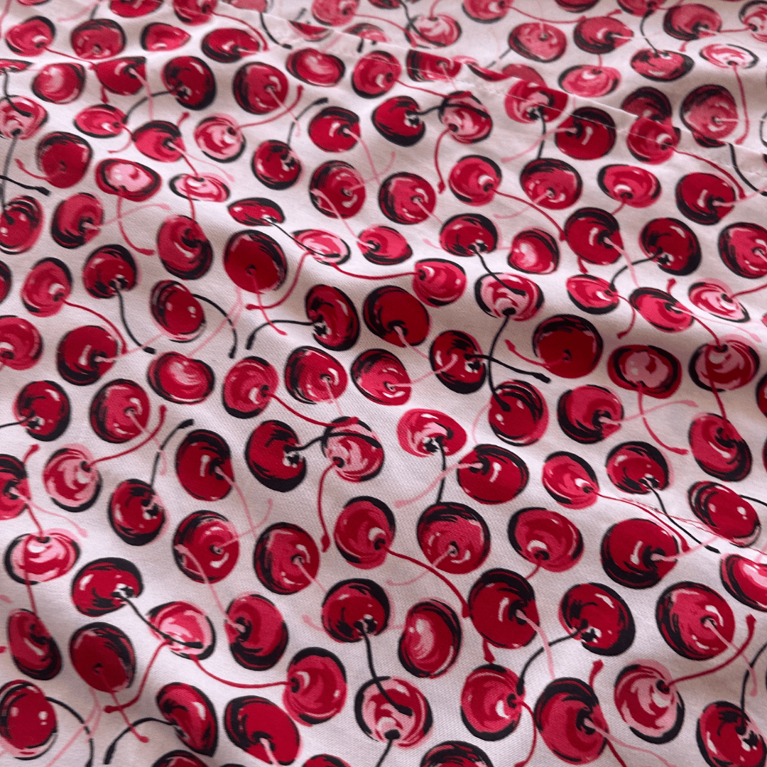 Cherry Pop Fringe Kimono – Handmade from Upcycled Bedsheet - The Modern Alien