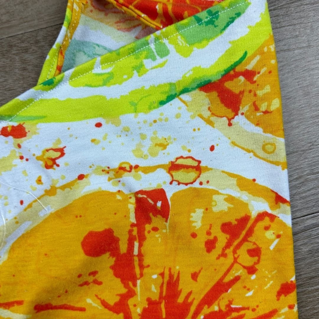 Citrus Two - Piece Set – Handmade & Upcycled - The Modern Alien