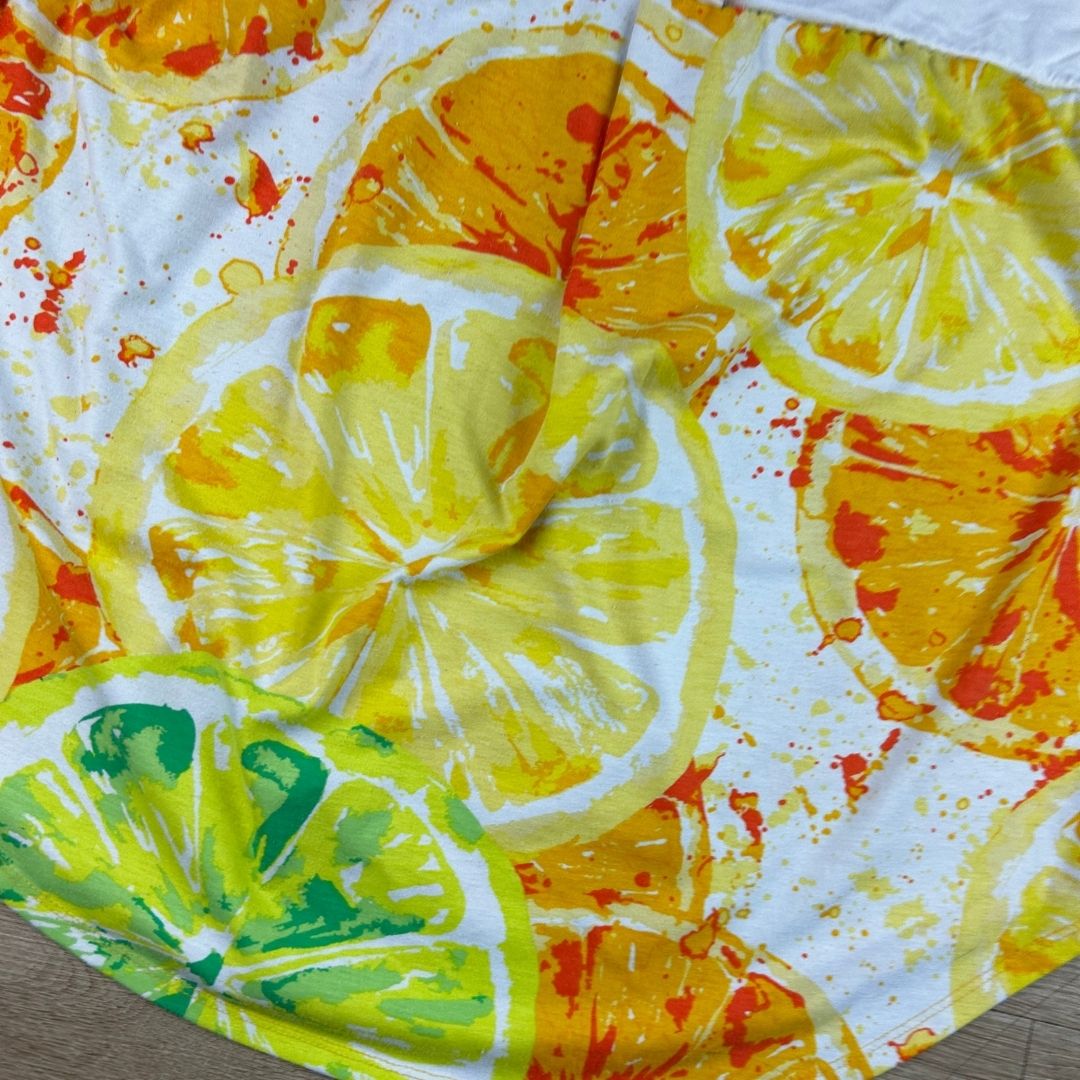 Citrus Two - Piece Set – Handmade & Upcycled - The Modern Alien