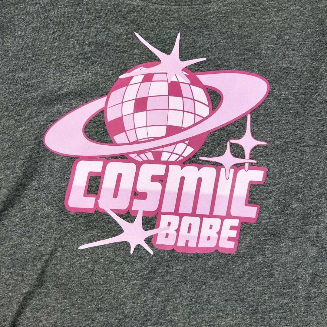 Cosmic Babe Graphic T-Shirt – Handmade & One - of - a - Kind - The Modern Alien