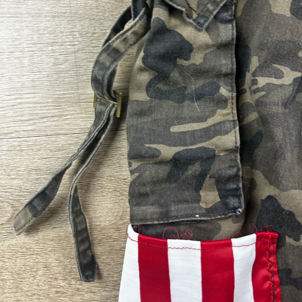 Custom Camo Cargo Pants – Hand - Painted & Patchwork - The Modern Alien