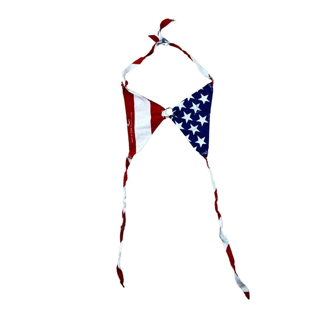 Denim & Bandana Two - Piece Set – Handmade & Upcycled - The Modern Alien