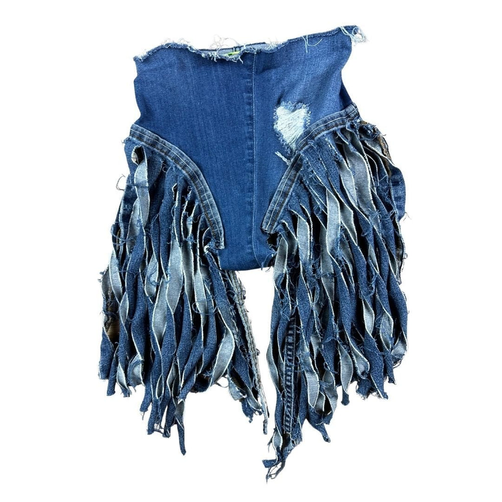 Denim & Bandana Two - Piece Set – Handmade & Upcycled - The Modern Alien