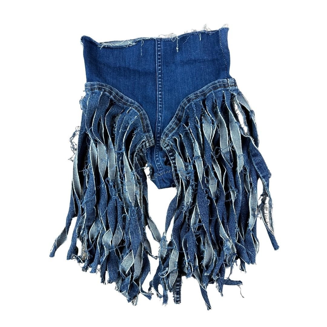 Denim & Bandana Two - Piece Set – Handmade & Upcycled - The Modern Alien