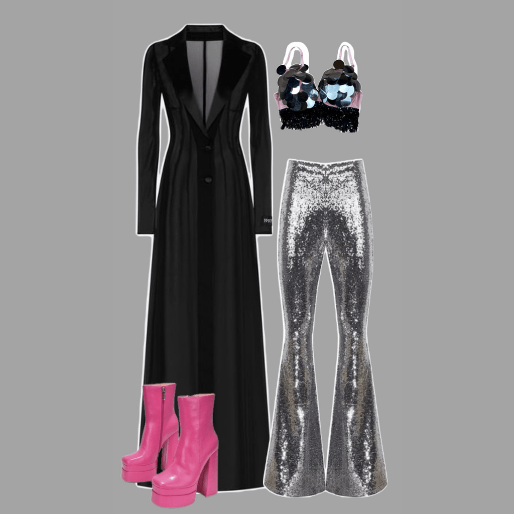 Disco Sequin Fringe Bra – Handmade & One - of - a - Kind - The Modern Alien