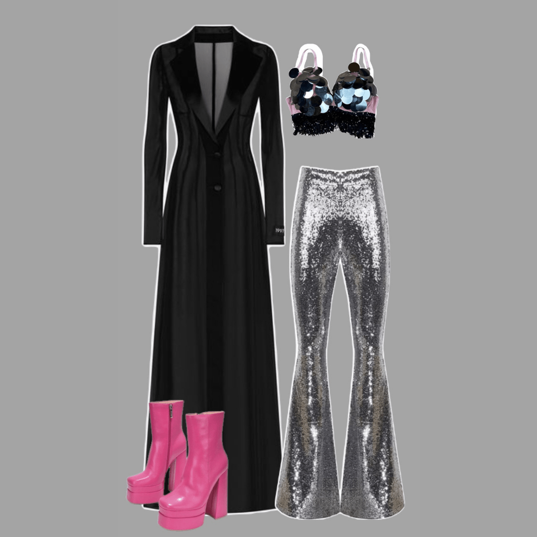 Disco Sequin Fringe Bra – Handmade & One - of - a - Kind - The Modern Alien