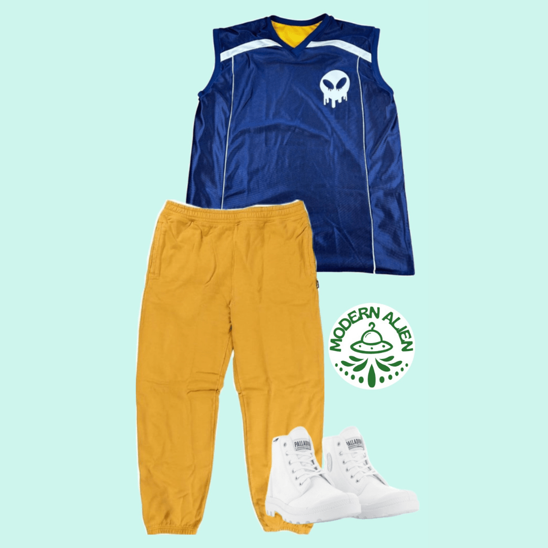 Drippy Alien Sports Jersey – Futuristic Streetwear x Athletic Edge - The Modern Alien