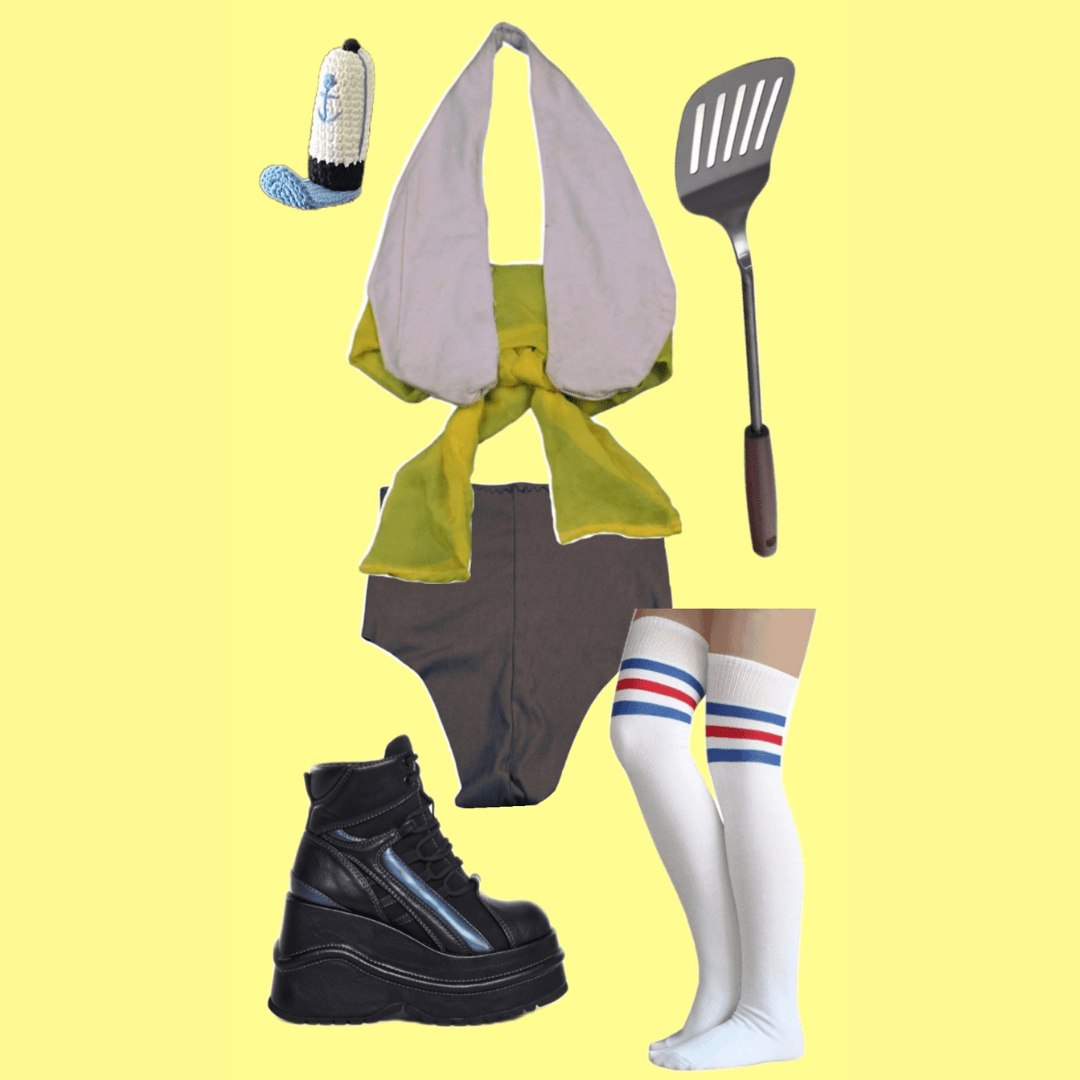 Eco - Chic Halter Bikini Set – Handmade & Upcycled - The Modern Alien