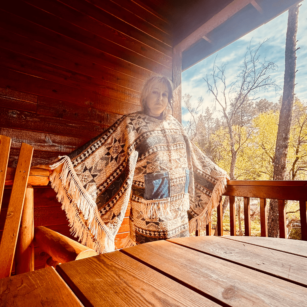 Fringe Blanket Dress – Handmade & Upcycled - The Modern Alien