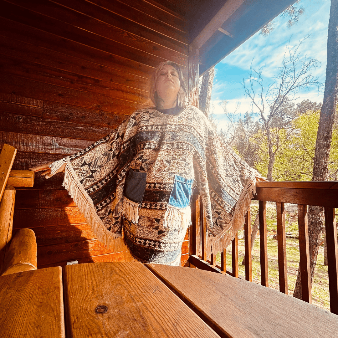 Fringe Blanket Dress – Handmade & Upcycled - The Modern Alien