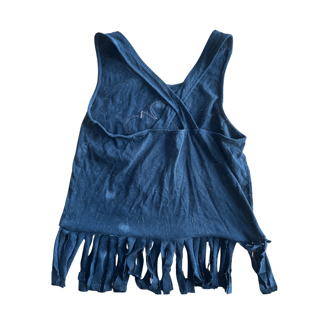 Fringe Fun Minnie Tote | Handmade from a Tank Top - The Modern Alien