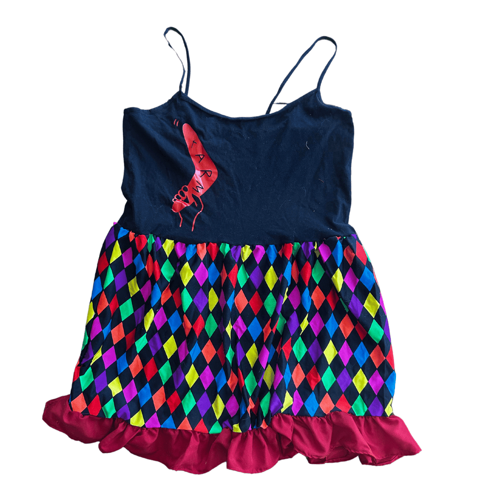 Funky "Karma" Tank Dress – Handmade & Upcycled - The Modern Alien