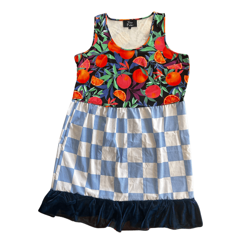Funky Upcycled Tank Top Dress - The Modern Alien