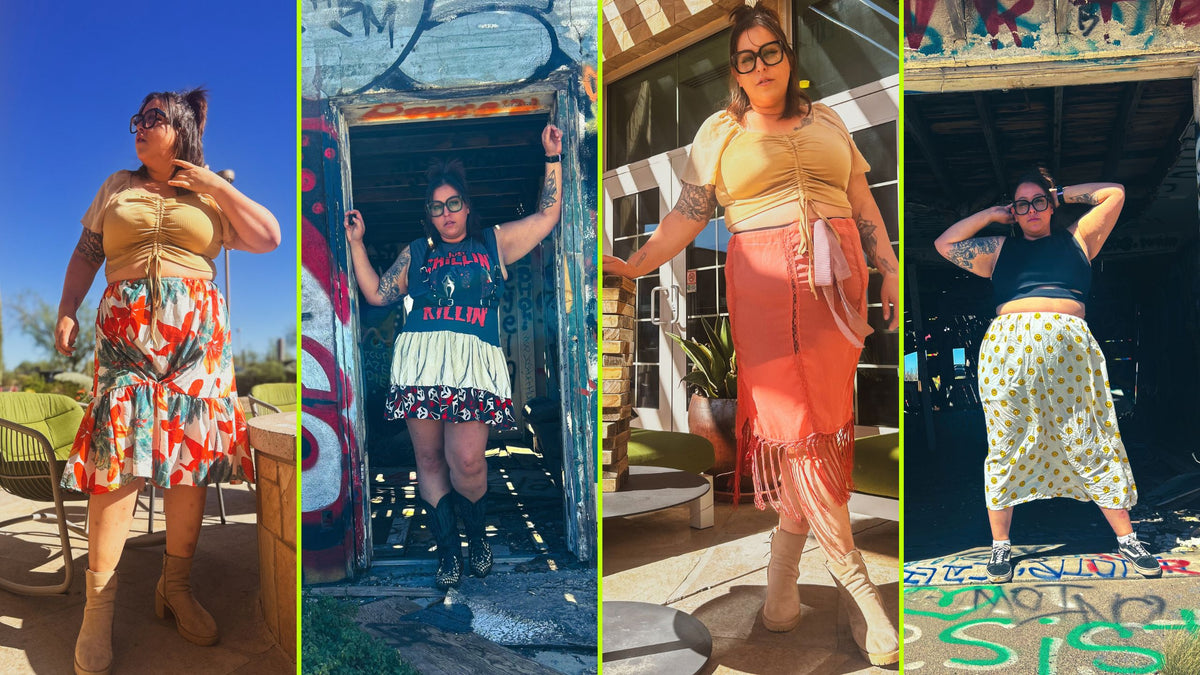 The Modern Alien funky women's clothing colorful women's clothing unique women's clothing statement clothing for women one-of-a-kind women's clothing upcycled women's clothing handmade women's clothing maximalist women's clothing colorful statement clothi
