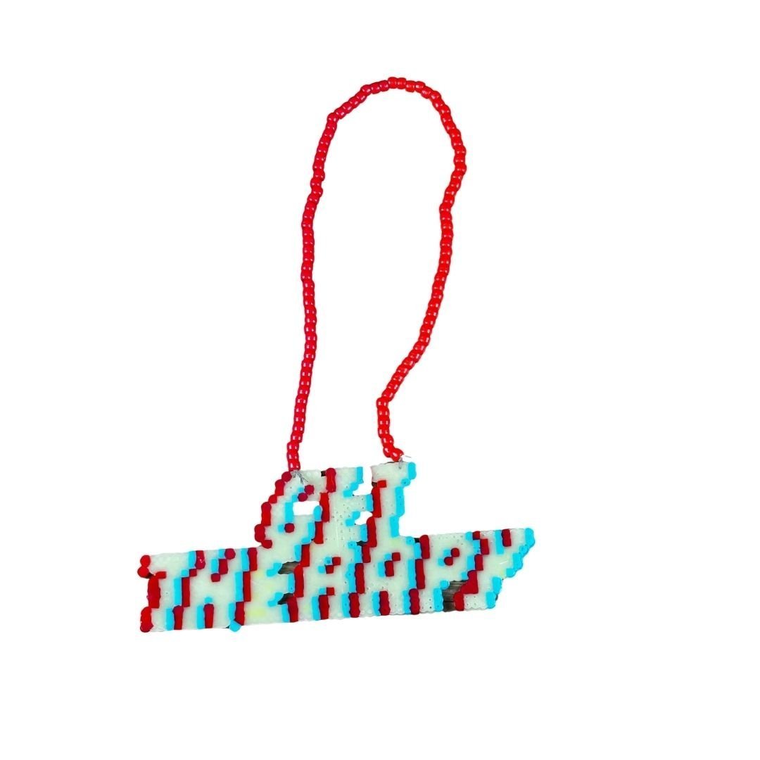 Get Therapy Perler Necklace – Handmade & Brutally Honest