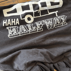 “Halfway There” Reworked Band Tee + Leather Vest Jacket - The Modern Alien