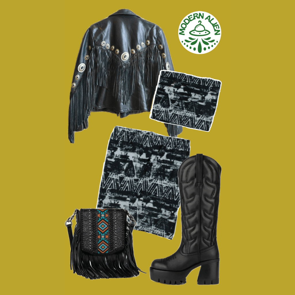 Handmade Two - Piece Set – Upcycled from Leggings - The Modern Alien