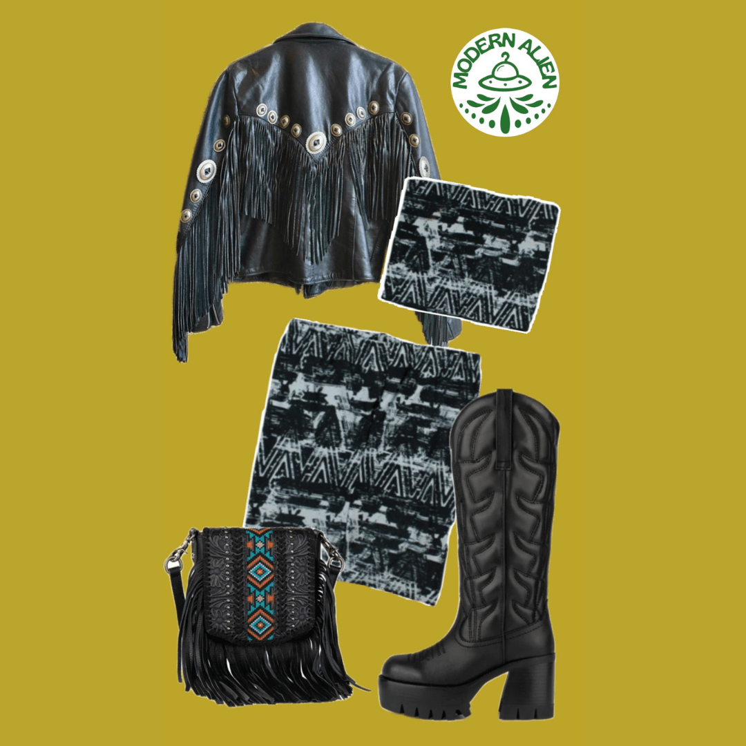 Handmade Two - Piece Set – Upcycled from Leggings - The Modern Alien