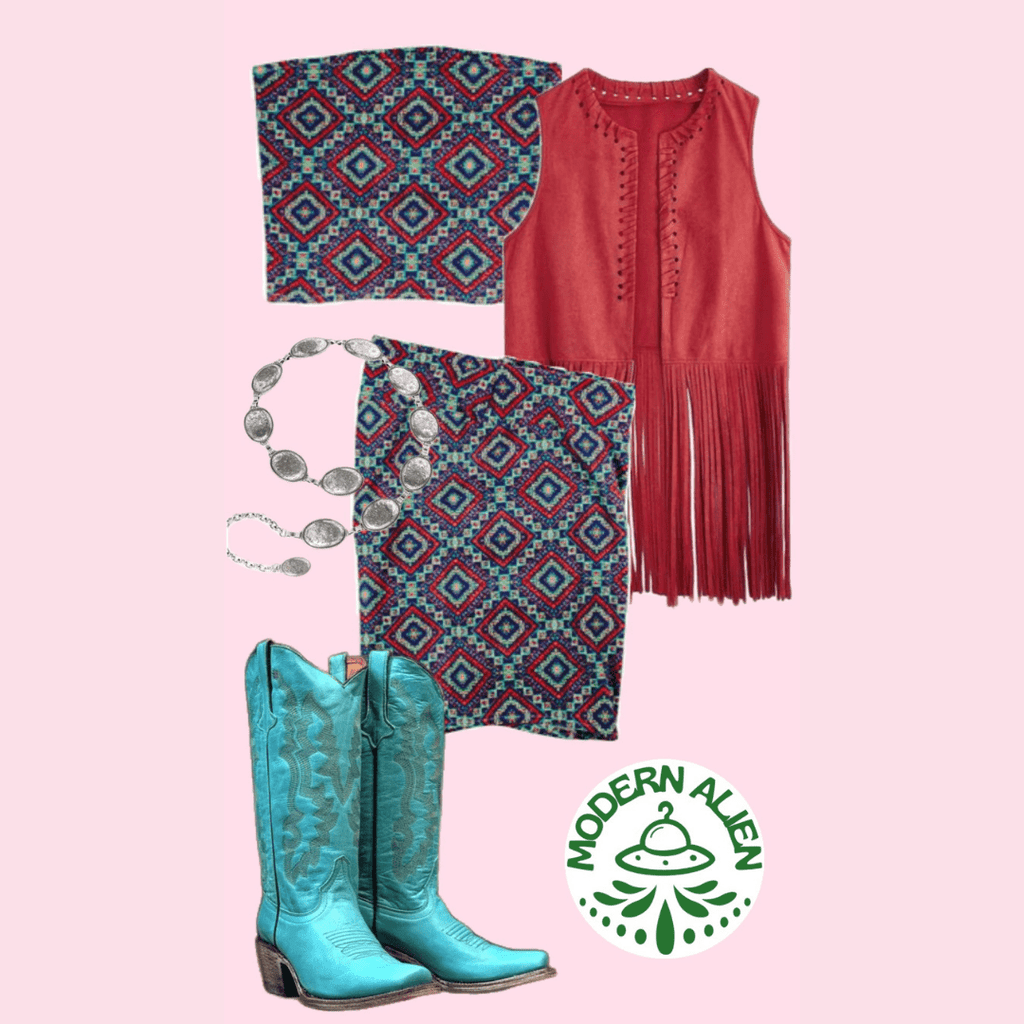 Handmade Two - Piece Set – Upcycled from Leggings - The Modern Alien