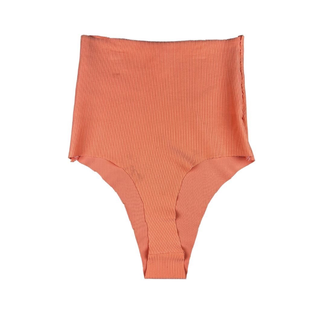 High - Waisted Peach Thong – Handmade from Deadstock Fabric - The Modern Alien