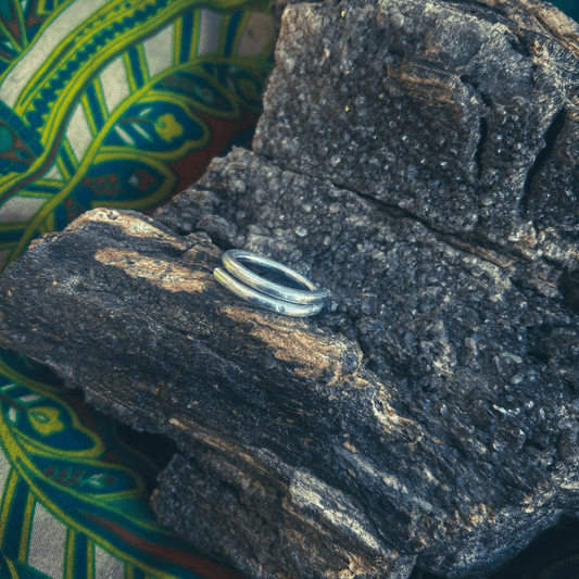 Industrial Ring – Handmade & Forged from a Tent Stake - The Modern Alien