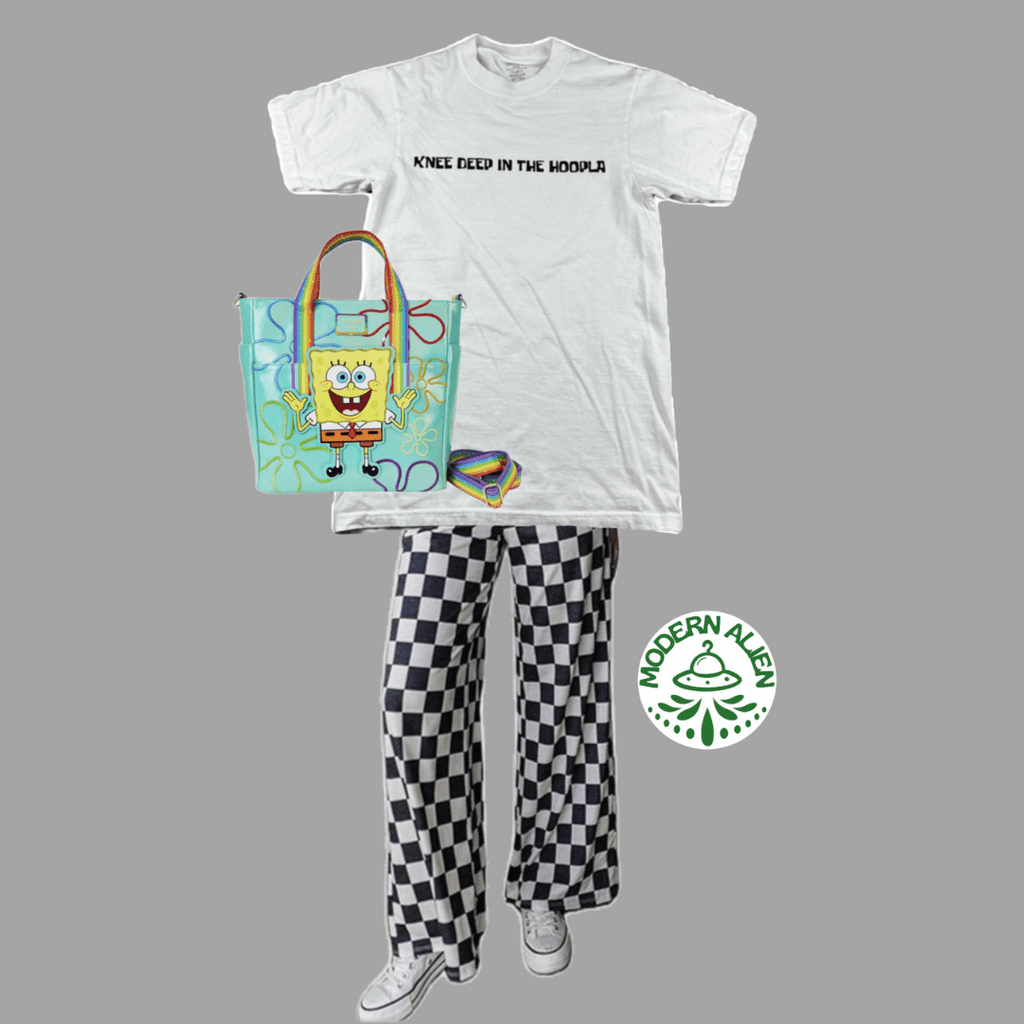 "Knee Deep in the Hoopla" Graphic T-Shirt – Minimalist & Iconic - The Modern Alien