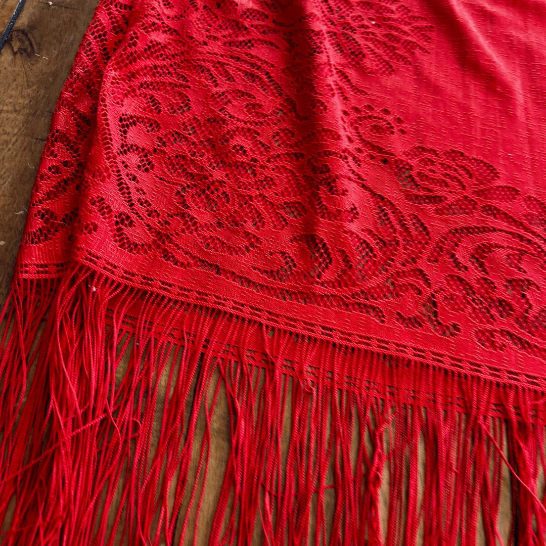 Lace Fringe Maxi Skirt – Handmade & Upcycled - The Modern Alien