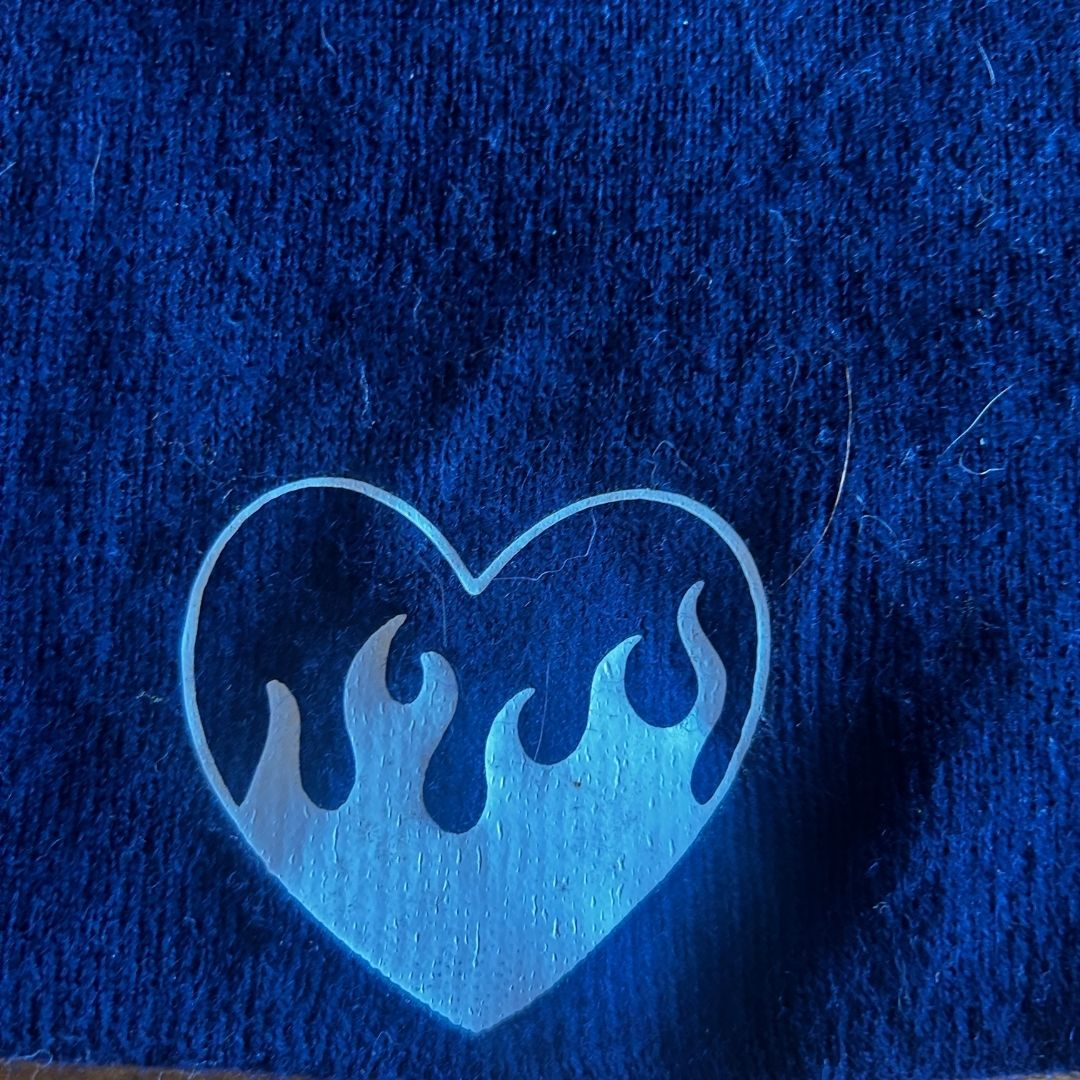 Love on Fire Beanie – Handmade & Upcycled - The Modern Alien