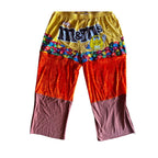 M&M’s Patchwork Pants – Reworked from PJ Bottoms | One - of - a - Kind | Handmade in Arizona - The Modern Alien