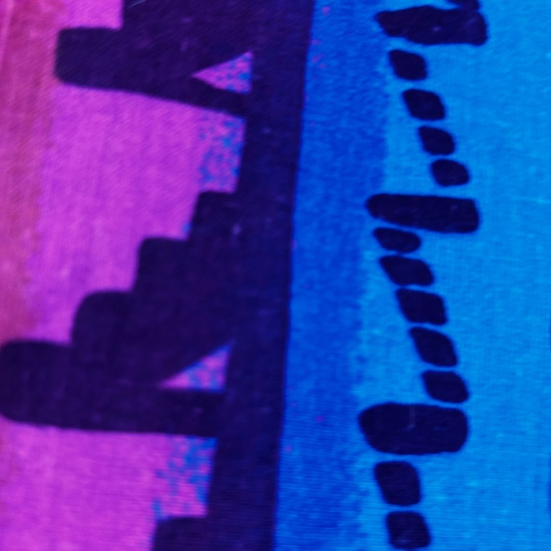 Neon Western Bell Sleeve Mini Dress – Handmade & Upcycled - The Modern Alien