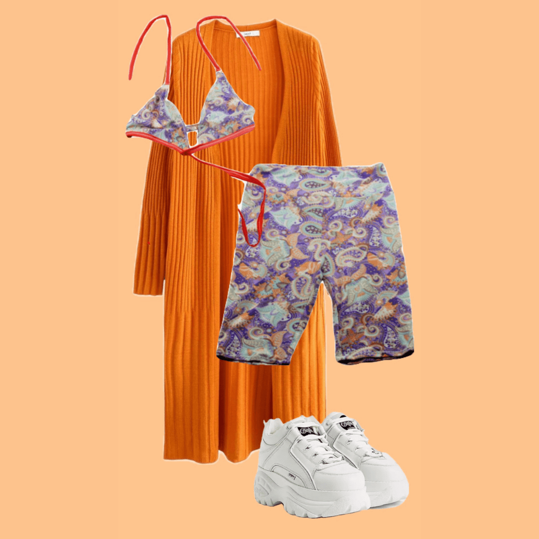 Paisley Dream Two - Piece Set – Handmade & Upcycled - The Modern Alien