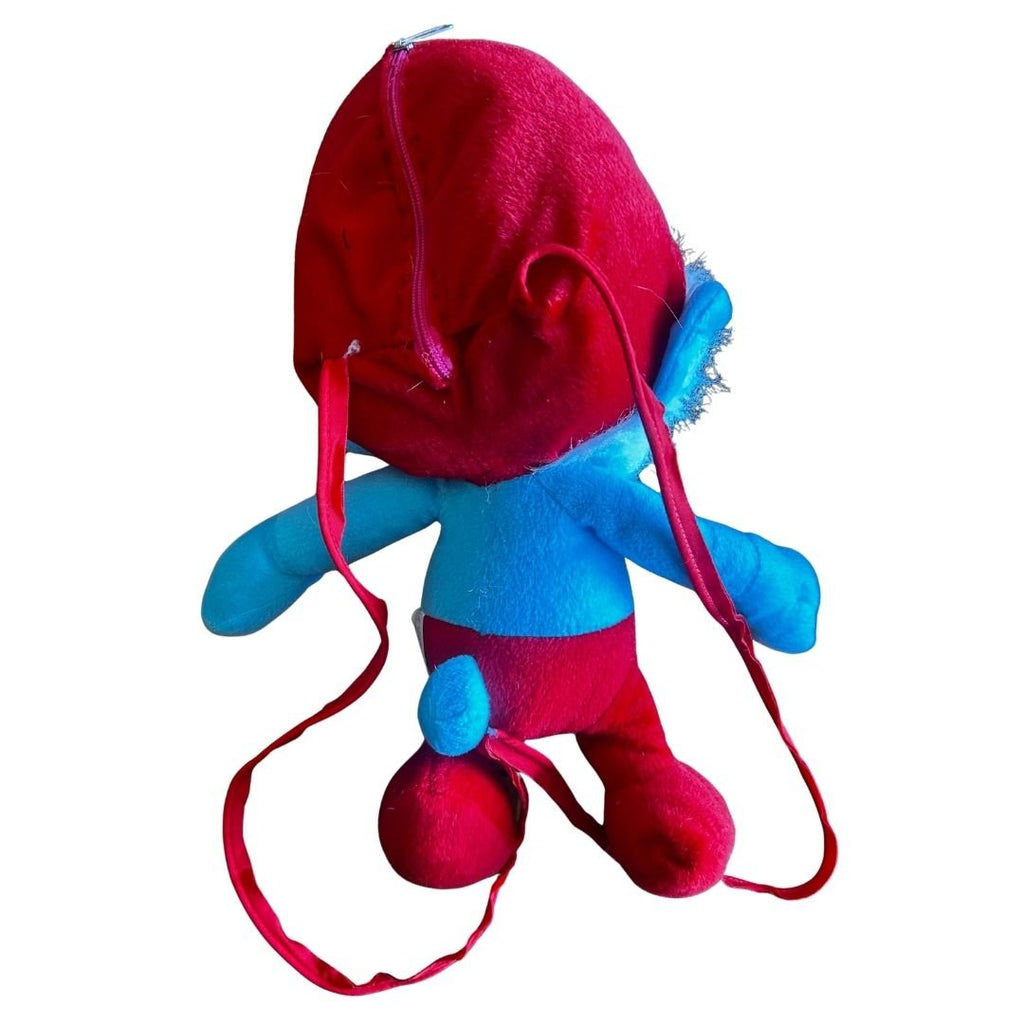Papa Smurf Backpack | Upcycled Vintage Plush Bag - The Modern Alien