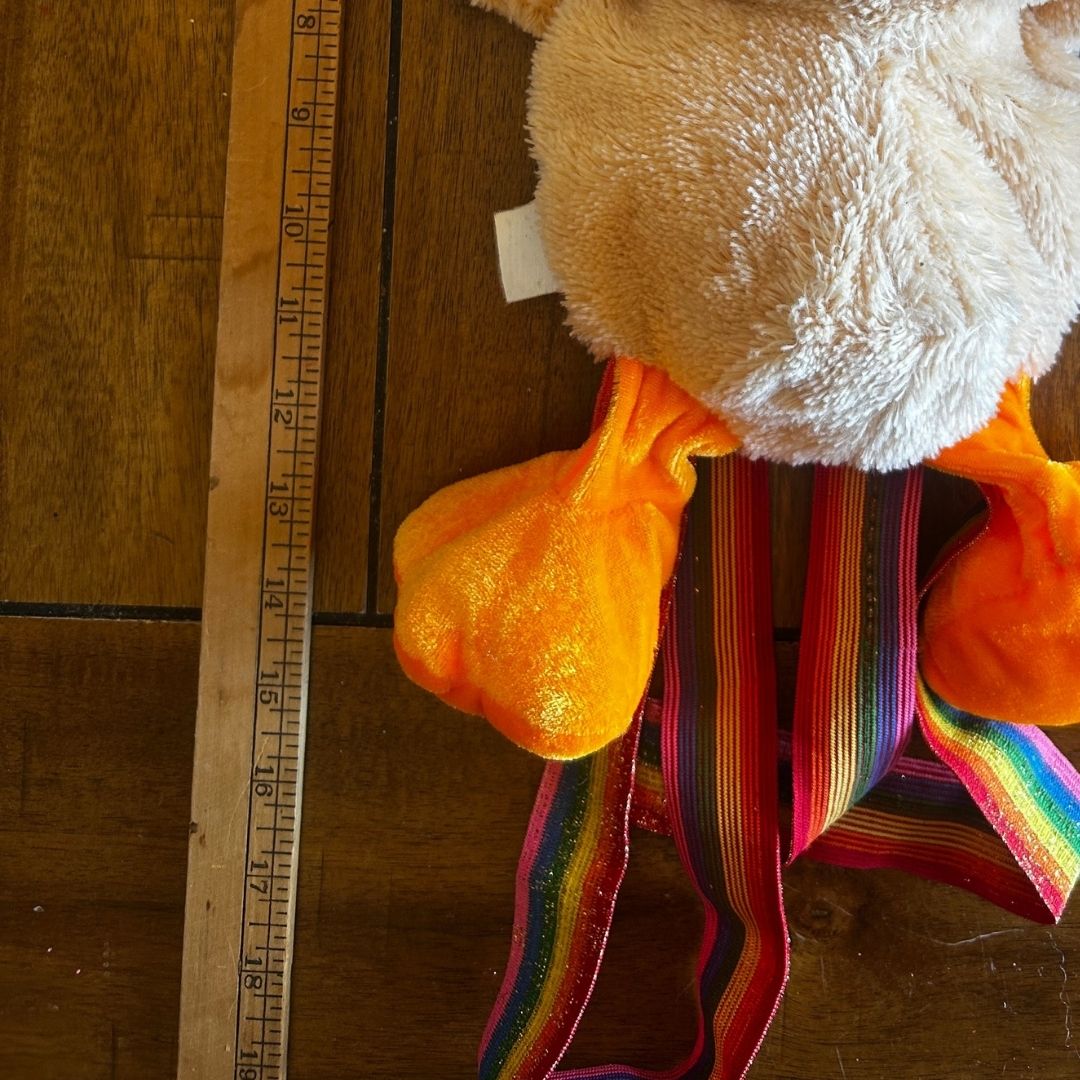 Plush Duck Backpack | Upcycled Toy Bag - The Modern Alien