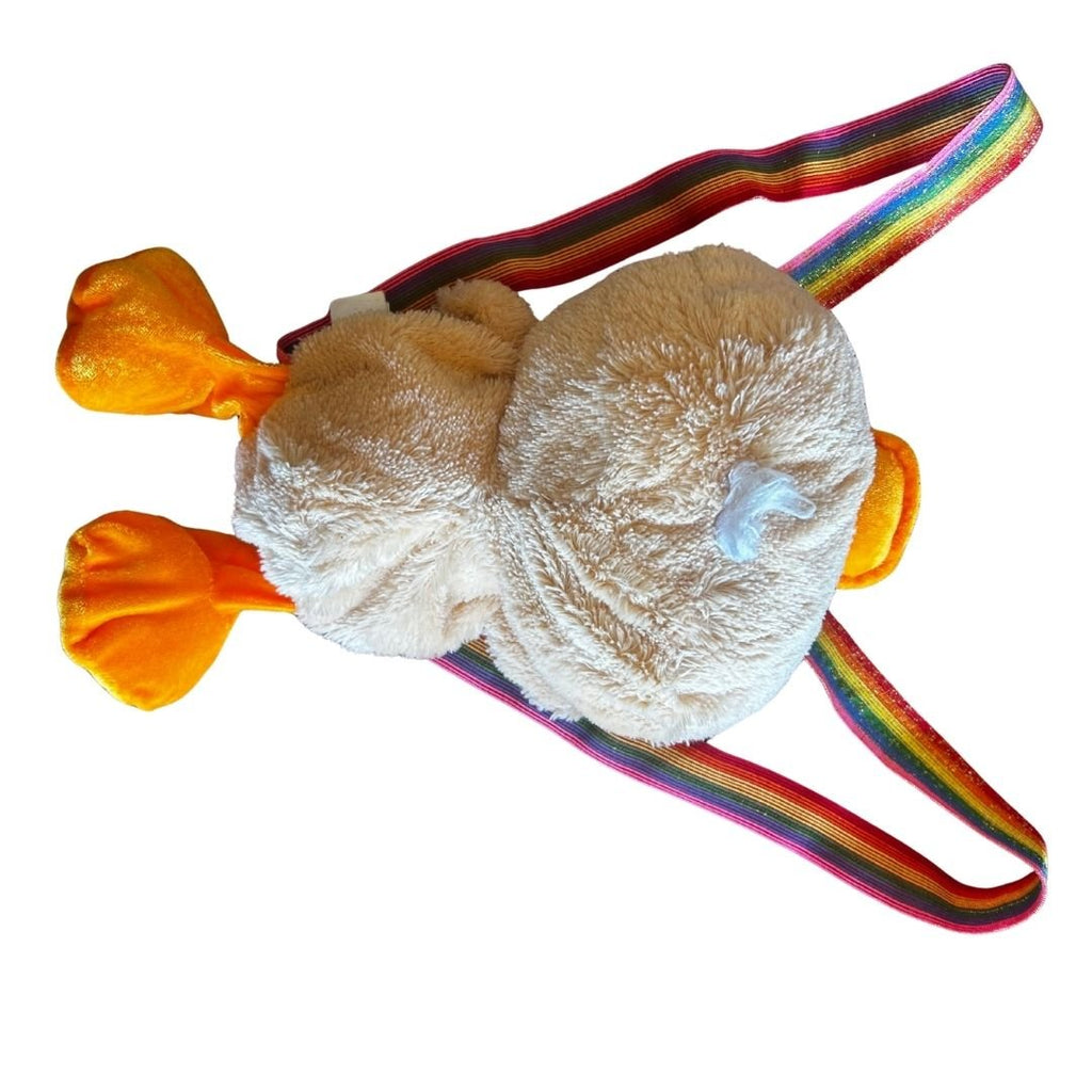 Plush Duck Backpack | Upcycled Toy Bag - The Modern Alien