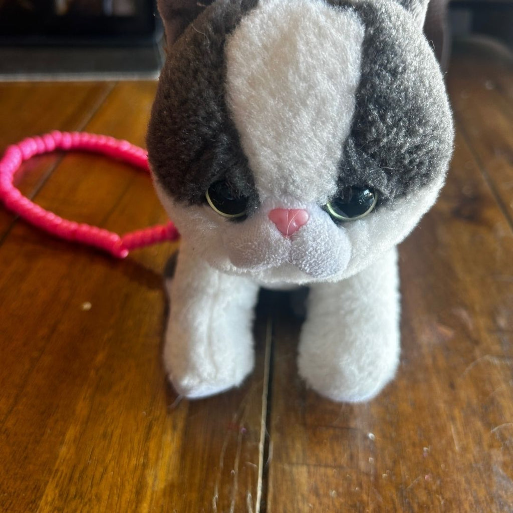Plush Kitty Necklace | Upcycled Toy Jewelry - The Modern Alien