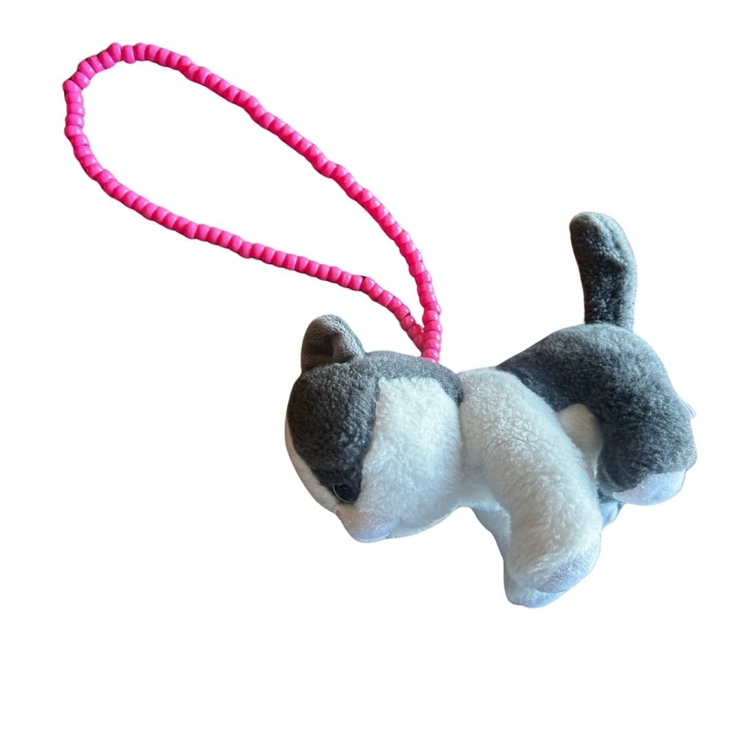 Plush Kitty Necklace | Upcycled Toy Jewelry