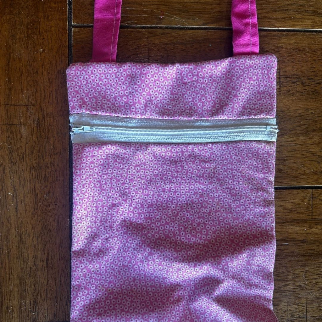 Purple + Blue Handmade Crossbody Bag | Upcycled Fabric Purse | One - of - a - Kind - The Modern Alien