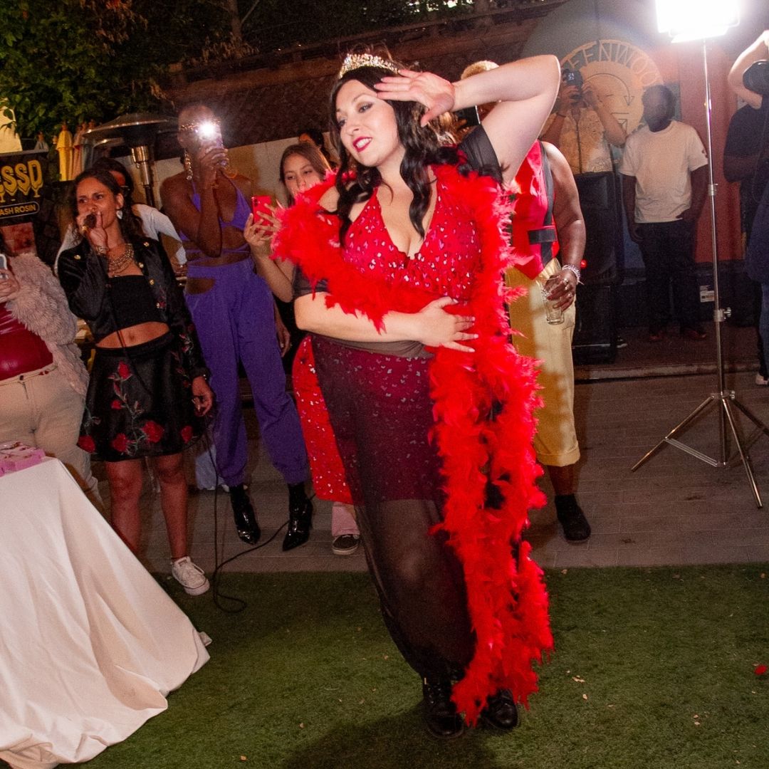 Queen of Hearts Pajama Couture Set – Handmade & Upcycled - The Modern Alien