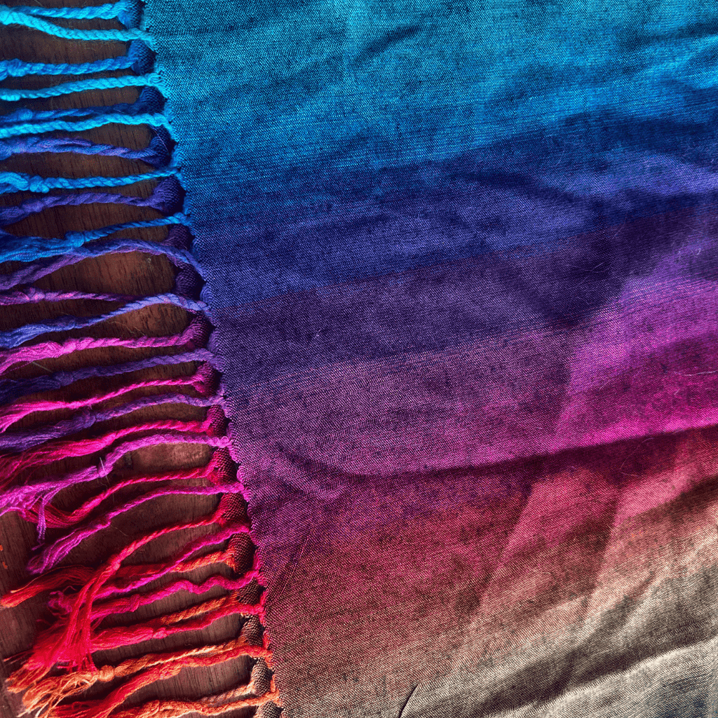 Rainbow Pashmina Crop Top – Fringe Festival Tank - The Modern Alien