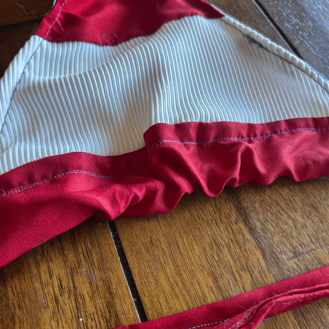 Reworked American Flag Bikini Top + Shorts Set – Upcycled Patriotic Loungewear | One - of - a - Kind | Handmade in Arizona ♻️ Born to Be Bold – Only 1 Available - The Modern Alien