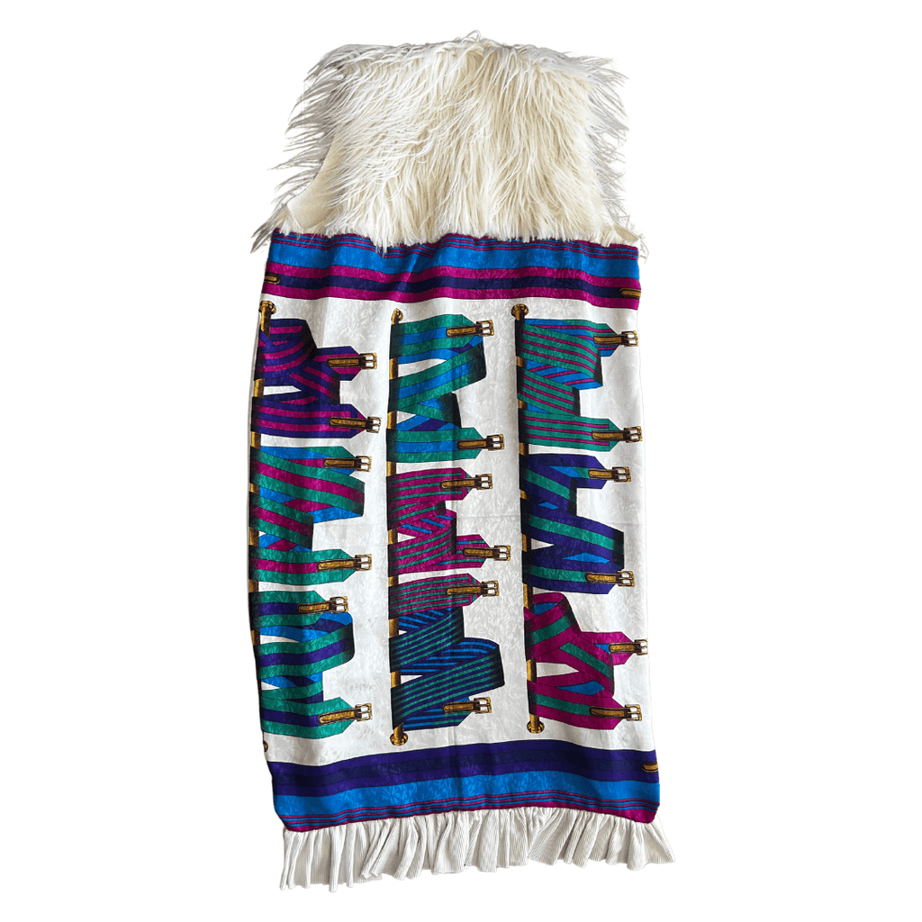 Reworked Fringe Duster – Funky Western Glam | One - of - a - Kind | Handmade in Arizona ♻️ Sustainably Reworked – Only One Available - The Modern Alien