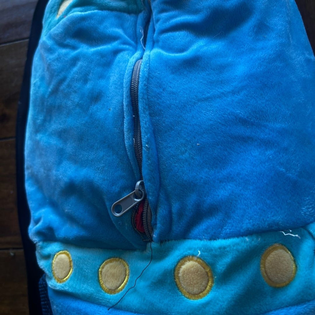 Rocket Ship Crossbody Bag | Upcycled Plush Purse - The Modern Alien