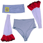 Sandy Cheeks - Inspired 4 - Piece Set – Handmade & Upcycled - The Modern Alien