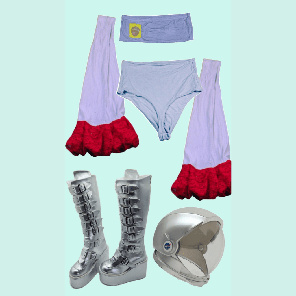 Sandy Cheeks - Inspired 4 - Piece Set – Handmade & Upcycled - The Modern Alien